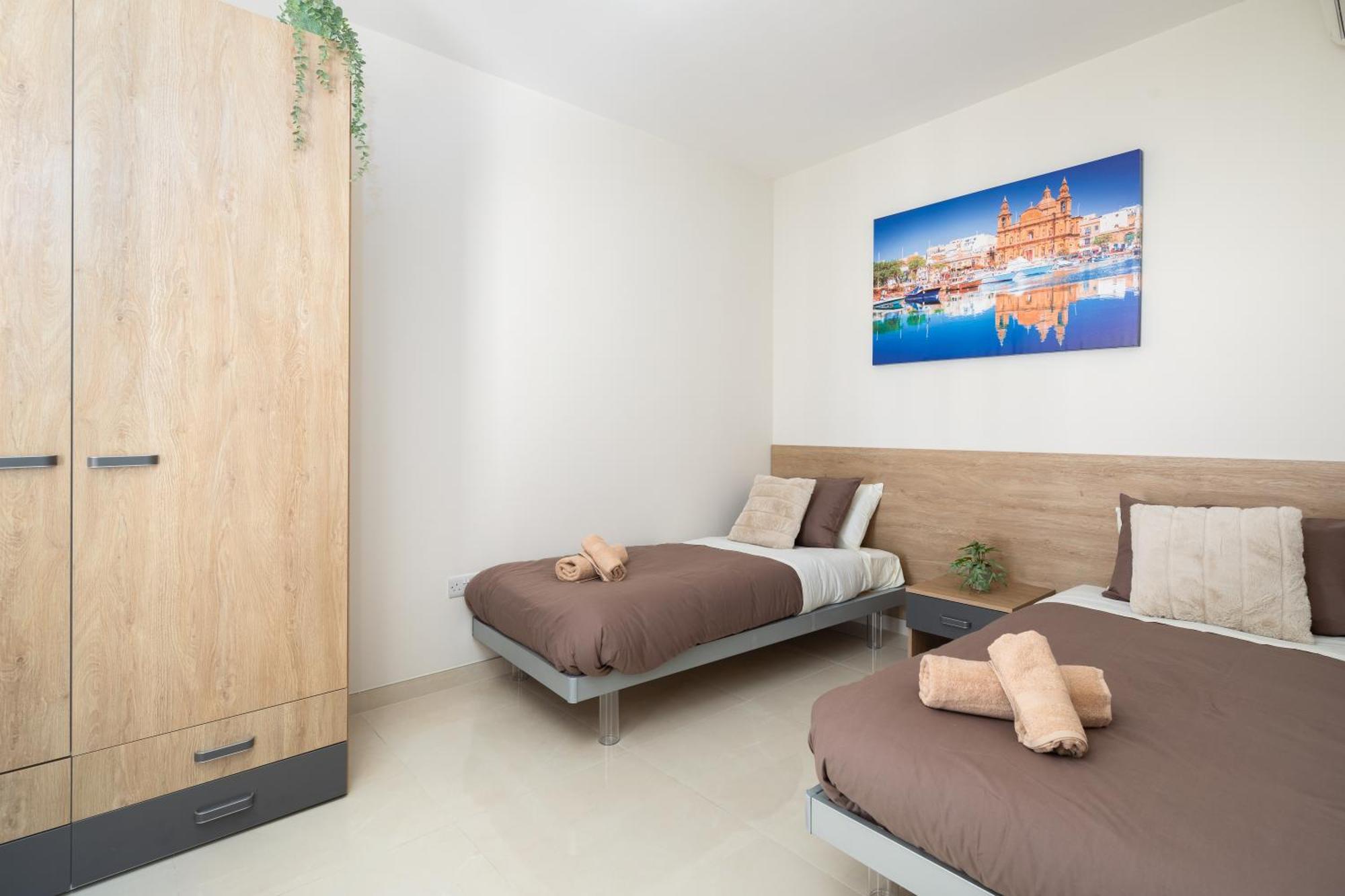 Edka Suites - Modern Sunlit 2Bd Apartments With Balconies - Close To Sliema Promenade, St Julian'S & St Georges Bay Gzira Buitenkant foto